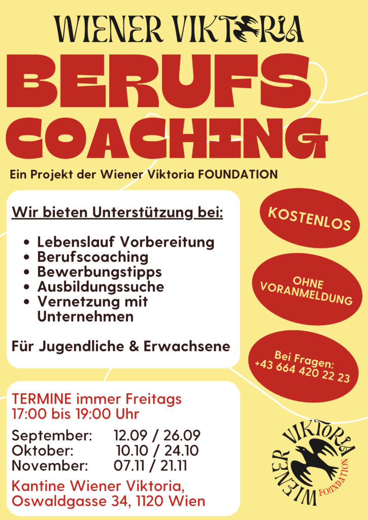 Wiener Viktoria Berufscoaching — Termine, Angebot und Kontakt